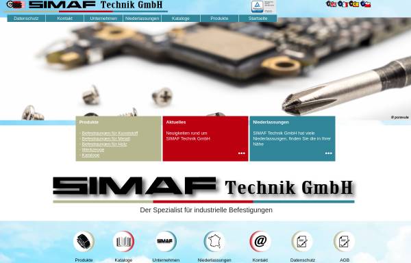 Simaf Technik GmbH - Befestigungs- und Drehteiltechnik
