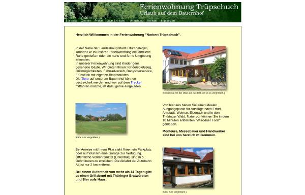 Vorschau von www.fewo-truepschuch.de, Ferienwohnung Trüpschuch