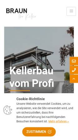 Vorschau der mobilen Webseite www.partnerbau.de, Partnerbau Braun GmbH & Co.KG