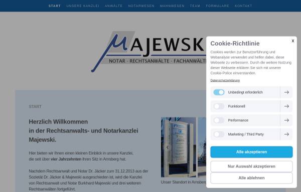 Vorschau von www.rae-jaecker.de, Dr. Jäcker & Majewski