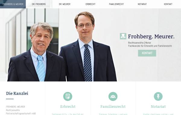 Vorschau von frohberg-meurer.de, Frohberg.Meurer - Notare und Rechtsanwälte