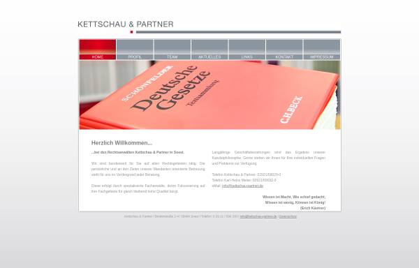 Vorschau von www.kettschau-partner.de, Kettschau & Partner