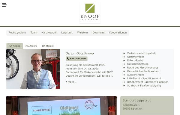 Vorschau von www.knoop.de, Knoop & Knoop