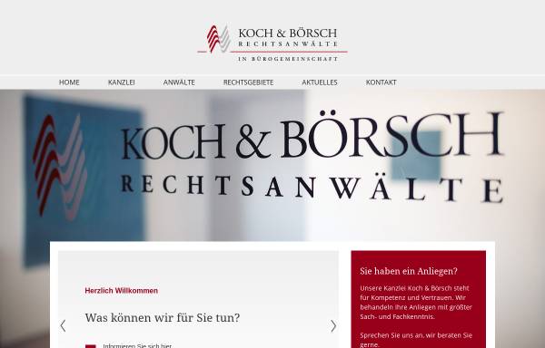 Vorschau von www.kochundboersch.de, Koch und Börsch