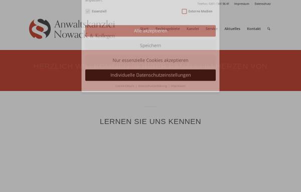 Vorschau von www.anwaltskanzlei-nowack.de, Anwaltskanzlei Nowack