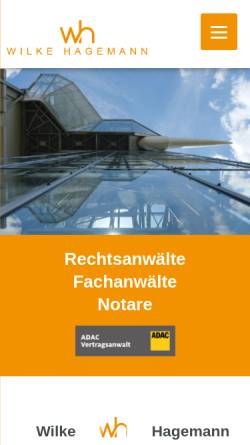 Vorschau der mobilen Webseite schumitz.de, Schumitz, Wilke und Collegen