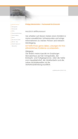Vorschau der mobilen Webseite www.ra-weidenfeller.de, Weidenfeller Philipp