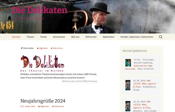 Vorschau von www.diedelikaten.de, Die Delikaten