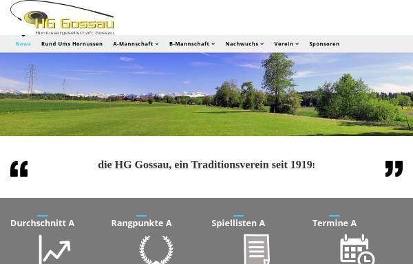 Vorschau von www.hggossau.ch, Hornussergesellschaft Gossau