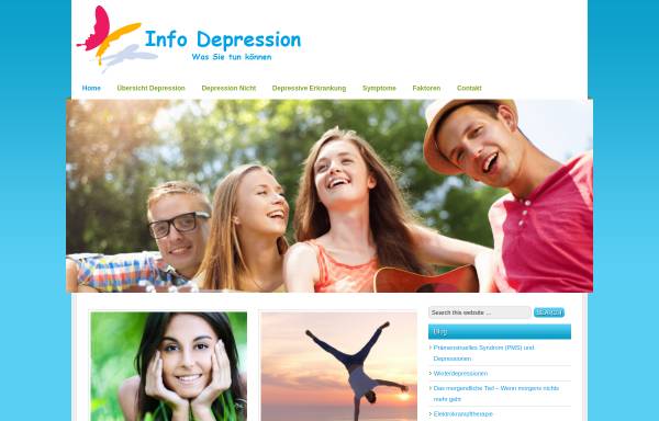 Vorschau von www.info-depressionen.de, Depressionen - Was man gegen eine Depression tun kann