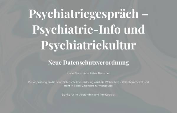 Vorschau von psychiatriegespraech.de, Depressionen und depressive Zustände