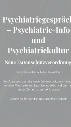 Vorschau der mobilen Webseite psychiatriegespraech.de, Depressionen und depressive Zustände