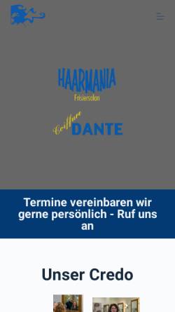 Vorschau der mobilen Webseite www.haarmania.ch, Haarmania, Bern