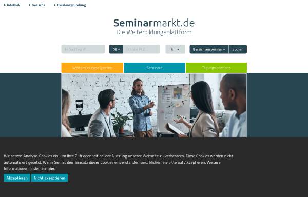 Vorschau von www.seminarmarkt.de, Seminarmarkt