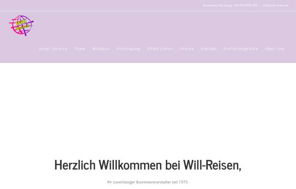 Vorschau von www.will-reisen.de, Will-Reisen