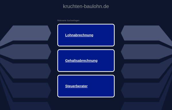Vorschau von www.kruchten-baulohn.de, Hilde Kruchten