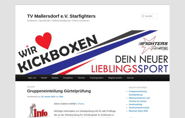 Vorschau von www.tvm-kickboxen.de, TV-Mallersdorf Kickboxabteilung 