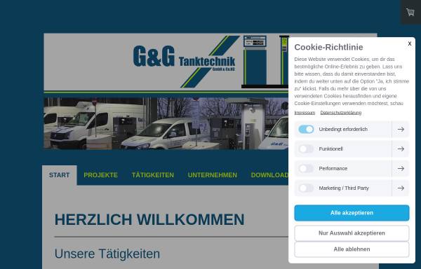 Vorschau von www.gg-tanktechnik.de, G&G Tanktechnik GbR