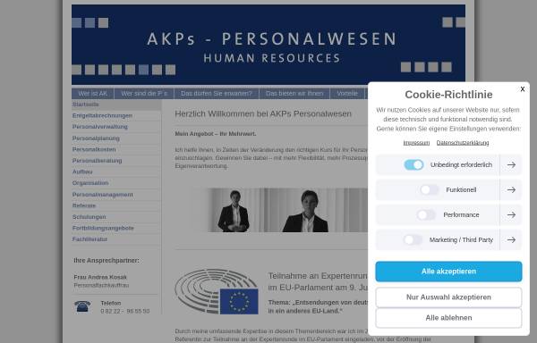 Vorschau von www.akps-online.de, Andrea Kosak