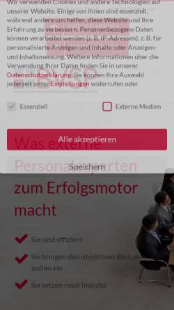 Vorschau der mobilen Webseite www.bvsp.de, Bundesverband Selbständiger Personalleiter e.V. (BVSP)