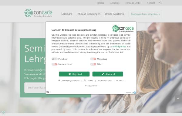 Vorschau von www.concada.de, Concada GmbH