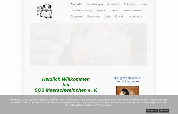 Vorschau von www.sos-meerschweinchen.de, SOS Meerschweinchen e.V.