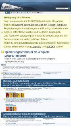 Vorschau der mobilen Webseite www.spieleprogrammierer.de, Spieleprogrammierer.de