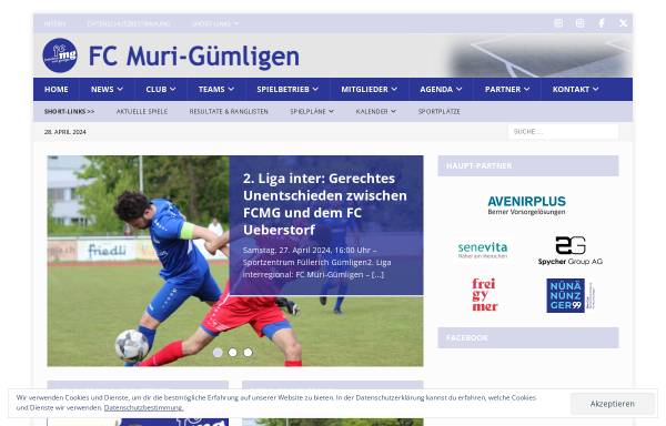 Vorschau von www.fcmg.ch, FC Muri-Gümligen