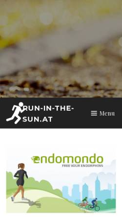 Vorschau der mobilen Webseite www.run-in-the-sun.at, Südburgenland-Marathon