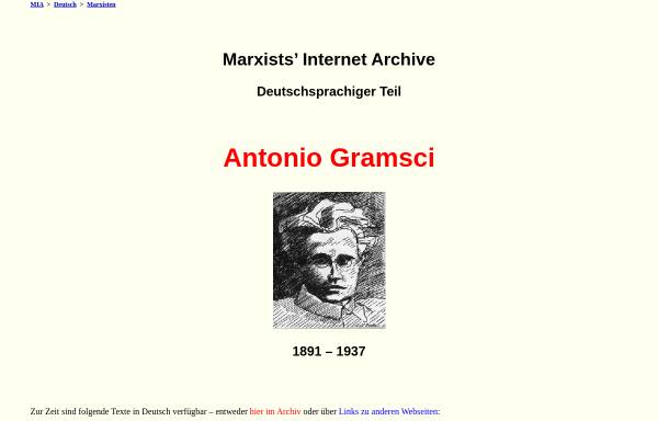 Vorschau von marxists.org, Gramsci, Antonio