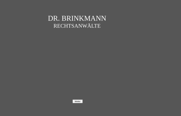 Vorschau von dr-brinkmann-rechtsanwaelte.de, Dr. Brinkmann Rechtsanwälte