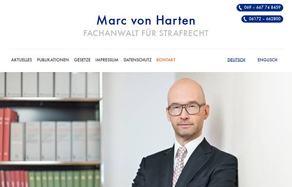 Vorschau von www.strafrechtsfragen.de, Von Harten Marc