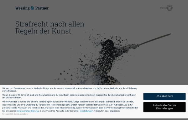 Vorschau von www.strafrecht.de, Wessing und Partner