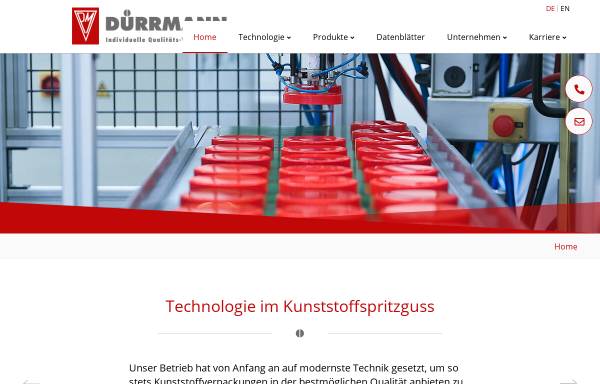 Vorschau von www.duerrmann.de, Dürrmann GmbH & Co. KG