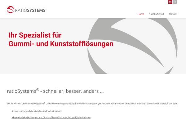 Vorschau von www.ratiosystems.de, Ratio Systems, Inh. Frank Stoennebrink