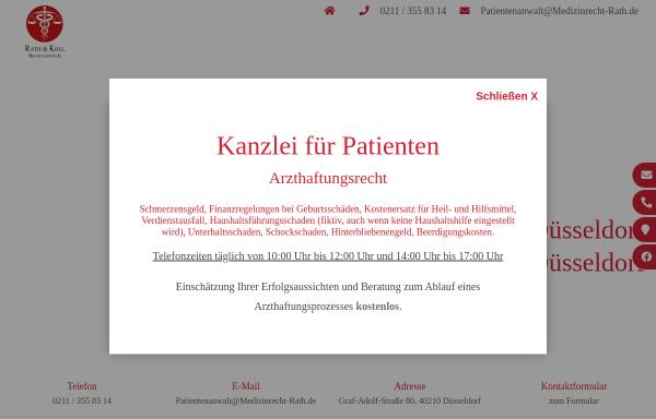 Vorschau von www.rath-kanzlei.de, Marco Rath, Rechtsanwalt