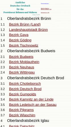 Amtliches deutsches Ortsbuch für das Protektorat Böhmen und Mähren