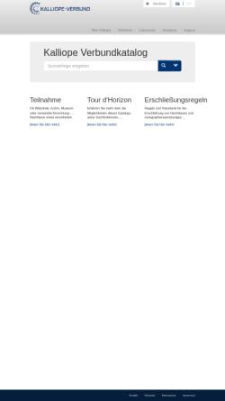 Vorschau der mobilen Webseite kalliope.staatsbibliothek-berlin.de, Kalliope-Verbund