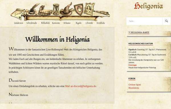 Vorschau von www.heligonia.de, Heligonia