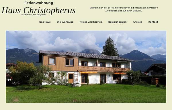 Vorschau von www.ferienwohnung-haus-christopherus.de, Haus Christopherus