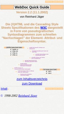 Vorschau der mobilen Webseite www.webdoc-quickguide.de, WebDoc Quick Guide