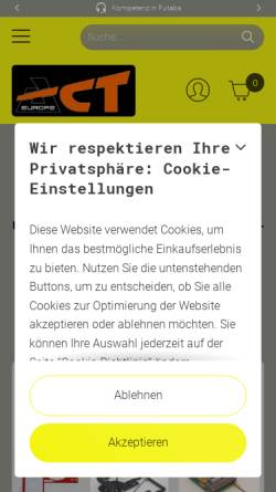 Vorschau der mobilen Webseite www.acteurope.de, ACT europe, Klaus Westerteicher