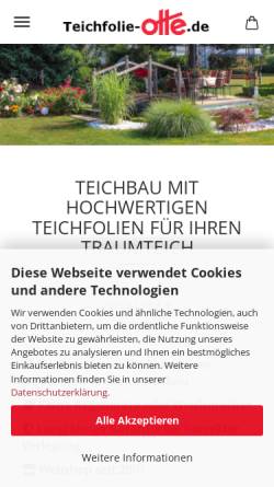 Vorschau der mobilen Webseite www.netmeile.de, Otte Kunststofftechnik GmbH