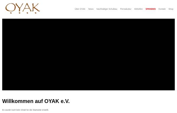 Vorschau von www.oyak.de, Oyak - Verein zur Förderung der Entwicklung in Mittelamerika e.V.