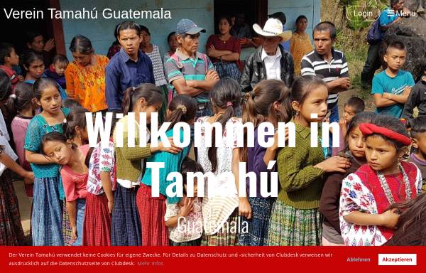 Vorschau von www.tamahu.org, Verein Arztstation Tamahú - Guatemala