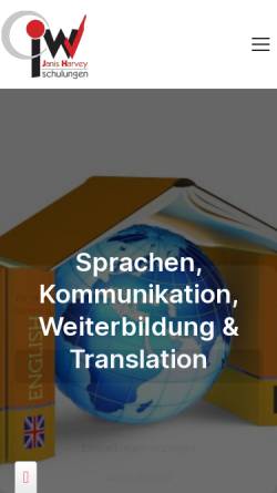 Vorschau der mobilen Webseite iwschulungen.de, IW Schulungen - Isa Wantzen