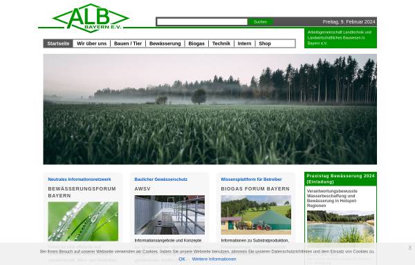 Vorschau von www.alb-bayern.de, Arbeitsgemeinschaft für landwirtschaftliches Bauwesen in Bayern e.V.
