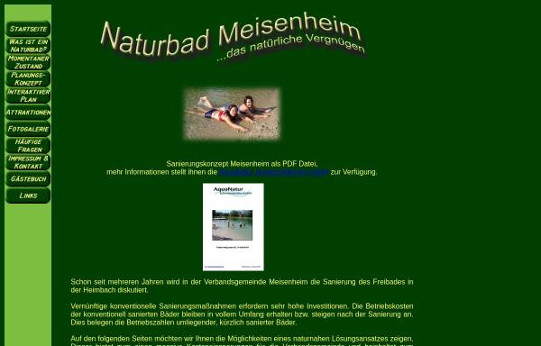 Vorschau von www.naturbad-meisenheim.de, Naturbad Meisenheim