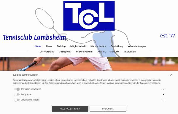 Vorschau von www.tc-lambsheim.de, Tennisclub Lambsheim