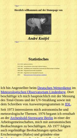 Vorschau der mobilen Webseite www.astroamateur.de, Astronomie [Knöfel, André]